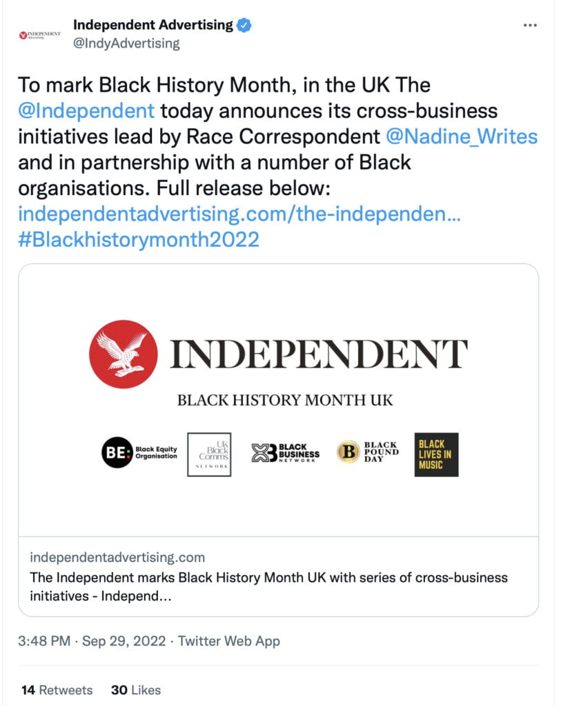 The Independent marks Black History Month 2022