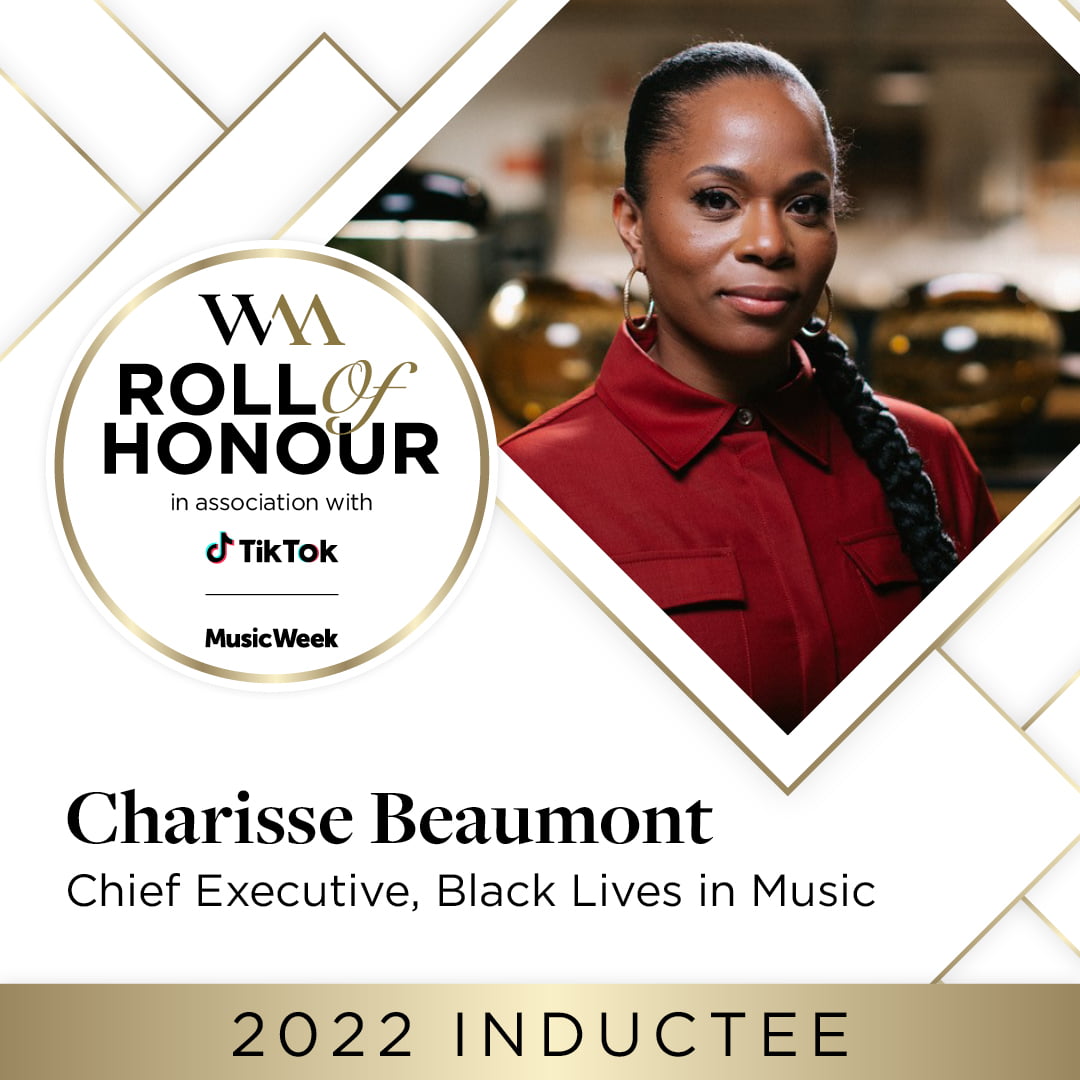 Charisse Beaumont an inductee for Music Week Women In Music Roll